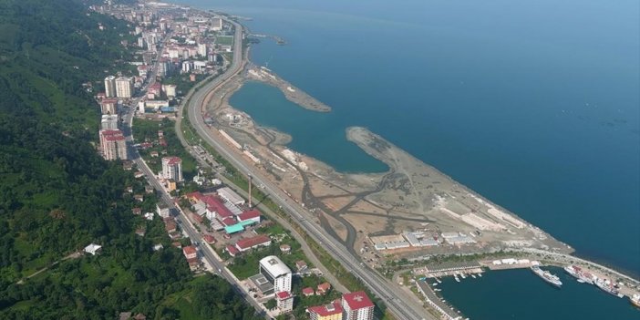 Rize Şehir Hastanesi Deniz Dolgu Çalışmalarında Sona Yaklaşıldı