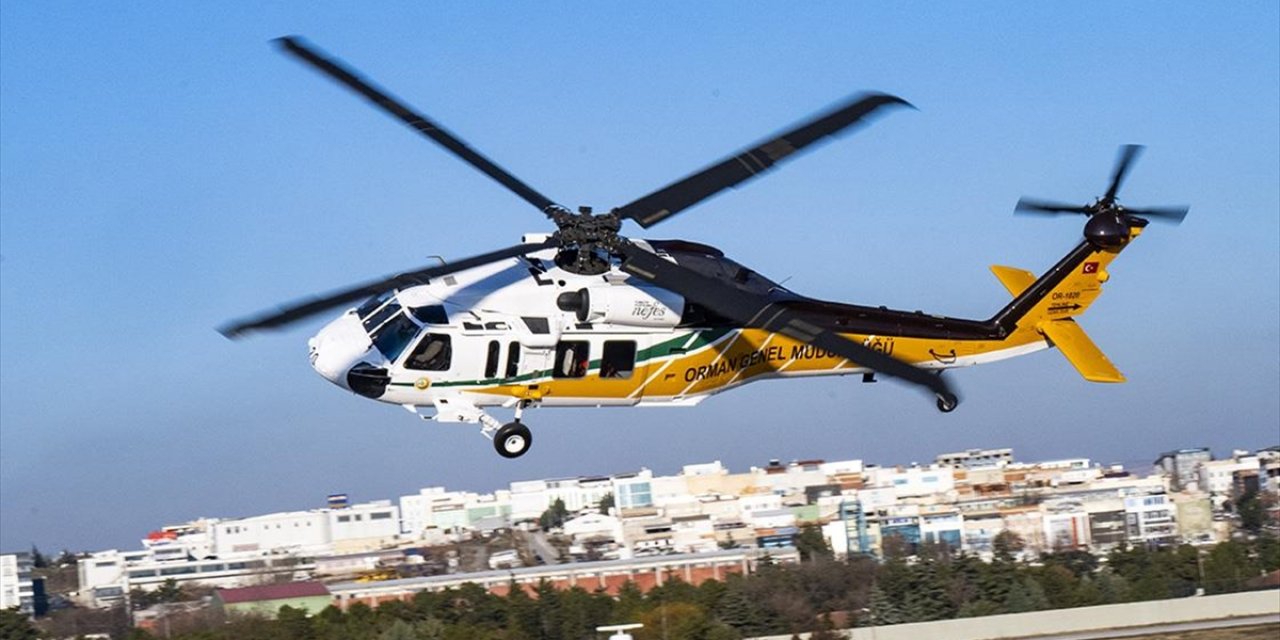 Ogm'nin İlk T70 Yangın Söndürme Helikopteri Teslim Edildi