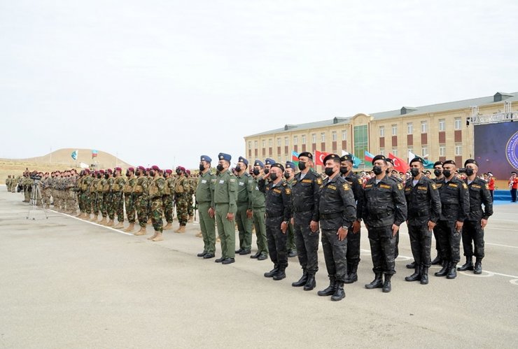 Azerbaycan’da "Üç Kardeş 2021" tatbikatının açılış töreni düzenlendi