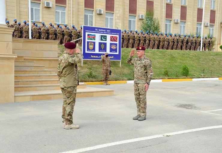 Azerbaycan’da "Üç Kardeş 2021" tatbikatının açılış töreni düzenlendi