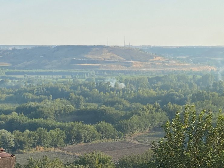 Diyarbakır'daki 7 bin yıllık Hevsel Bahçeleri'nde Korkutan Yangın